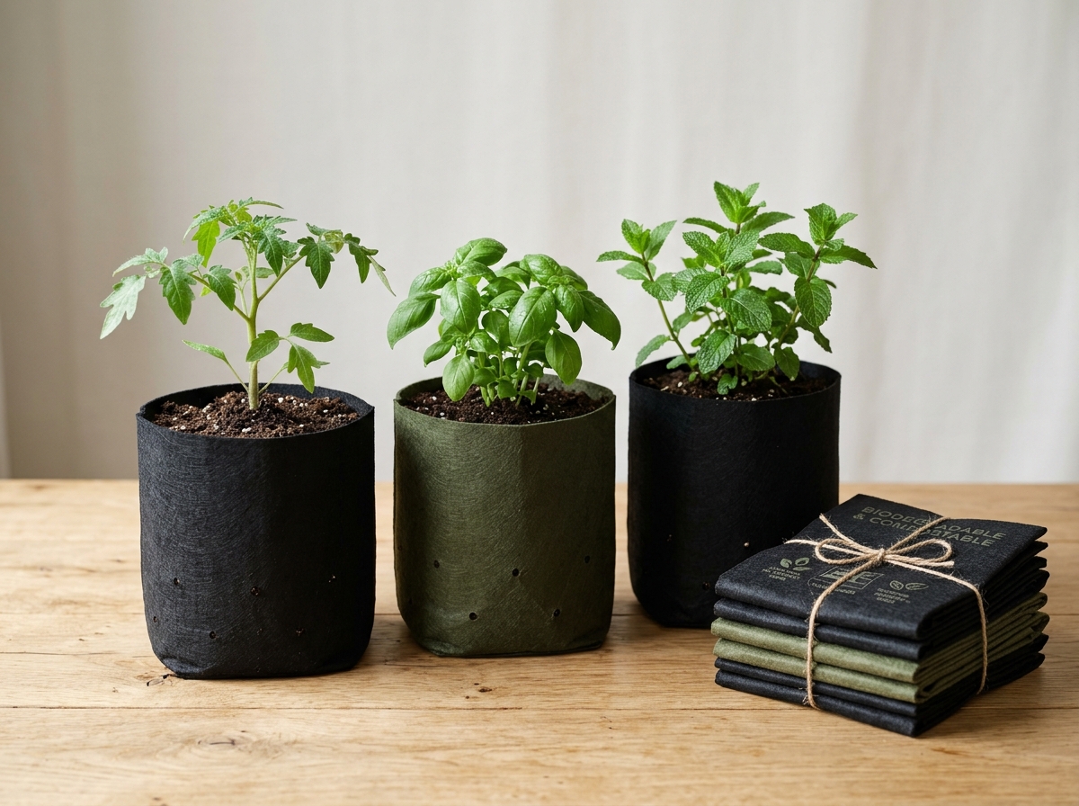 Biodegradable Plant Nursery Bags & Seedling Polybags